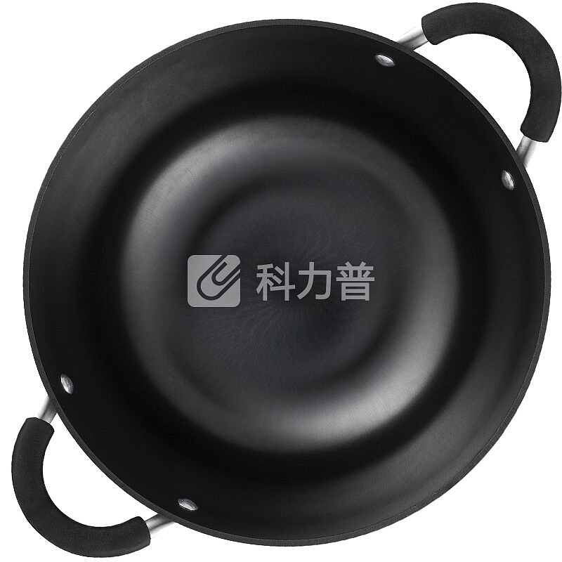 爱仕达 34CM无涂层硬铸不生锈炒锅CF34D1WG 铁锅炖锅蒸锅电磁炉明火通用 带蒸篦