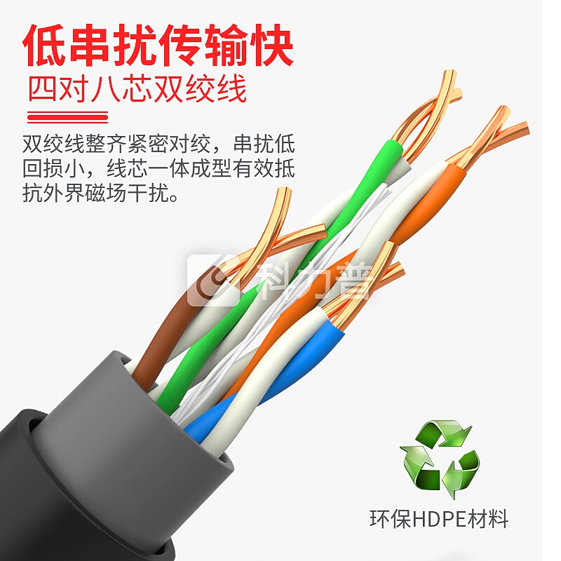山泽(SAMZHE)室外(内)专用阻水原装超五类抗晒耐寒非屏蔽纯无氧铜高速网线100米/箱 黑色 SZX-5100