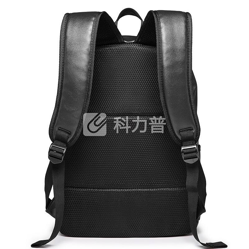 第九城V.NINE 双肩背包男士大容量15.6英寸电脑包韩版潮流大中学休闲书包 VD7BV32944J 黑色