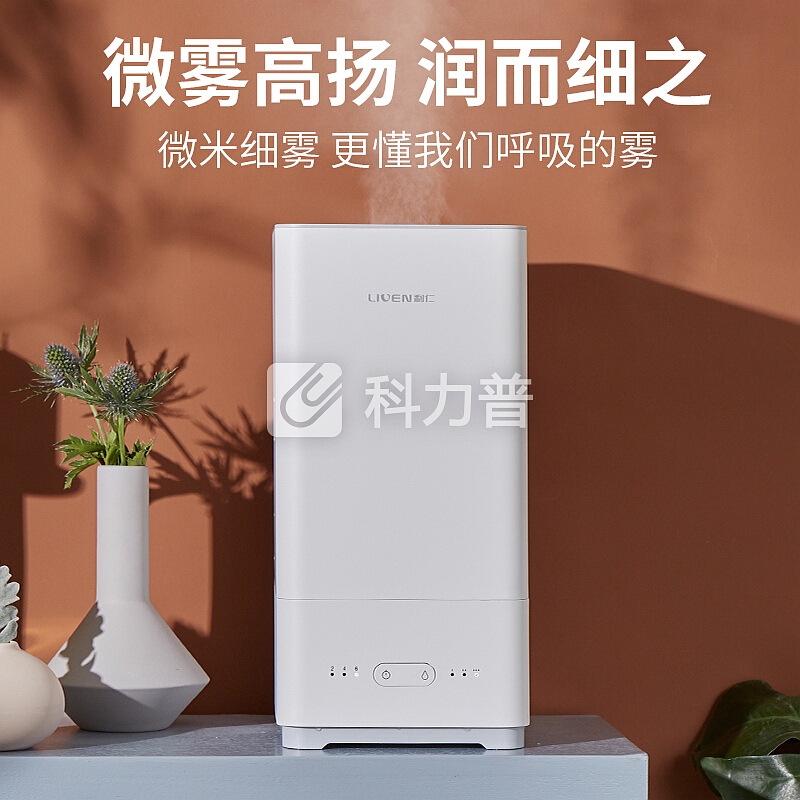 利仁(Liven)加湿器5L大容量上加水 静音卧室办公室空气净化加湿 家用迷你婴儿香薰JSQ-D50