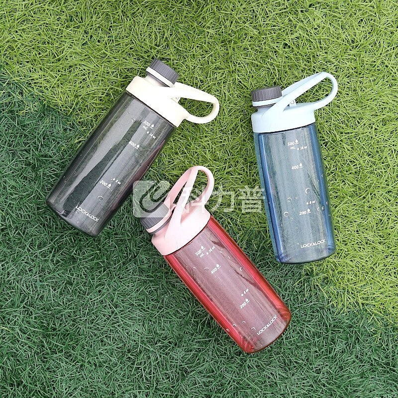 乐扣乐扣 LOCK&LOCK 乐扣乐扣LOCK&LOCK三爪鱼运动水杯塑料杯便携式茶杯男女士学生Tritan材质杯子ABF760GRY灰色550ml 灰色550ml