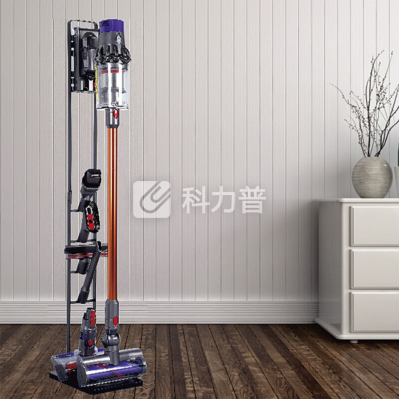 BUBM适合戴森吸尘器收纳架V8V10V11免打孔置物架子dyson落地支架挂架 HD03