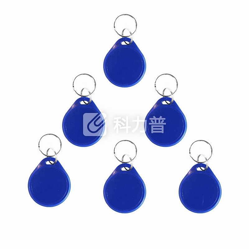 益卡通 IC白卡 IC钥匙扣 门禁卡 考勤卡 一卡通钥匙扣门卡 一卡通IC门卡饭卡 ID/IC复合卡50个