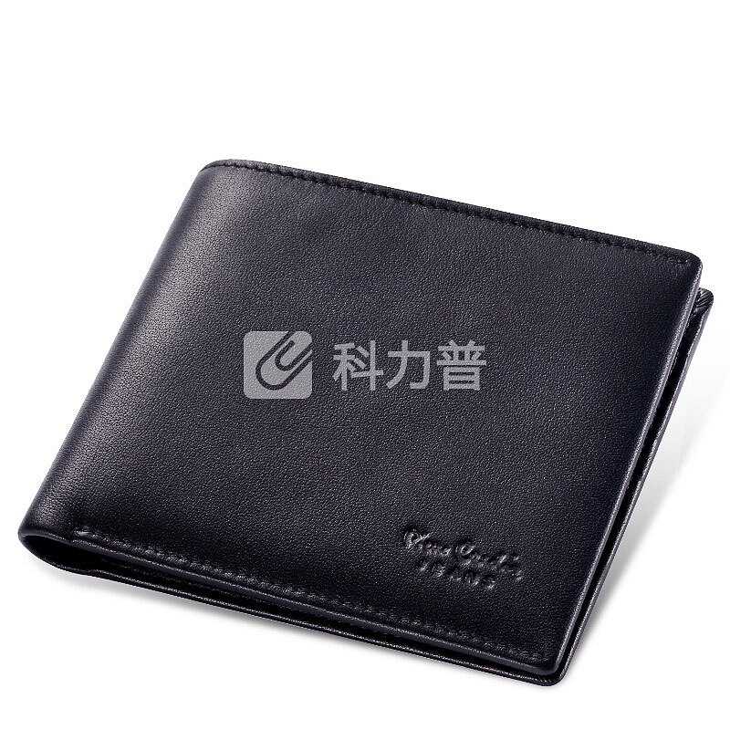 皮尔卡丹(pierre cardin)钱包男士新款短款头层牛皮钱夹欧美商务潮礼盒 JFA509291A黑色
