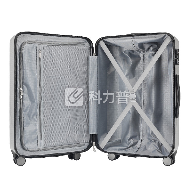 银座 A-9316L 商务出差拉杆箱 静音万向轮行李箱 男女休闲旅行箱托运箱24英寸神秘黑