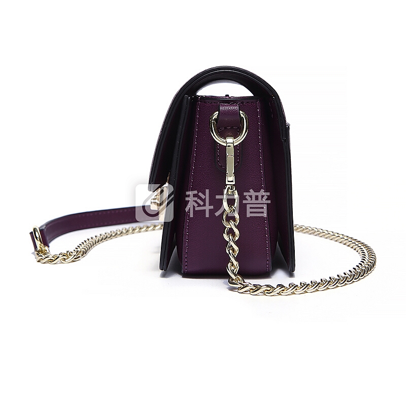 菲萝迪Ferducci 斜挎包ins超火仙女小包 百搭小清新潮包 韩版单肩斜跨女包包6016嫣紫色