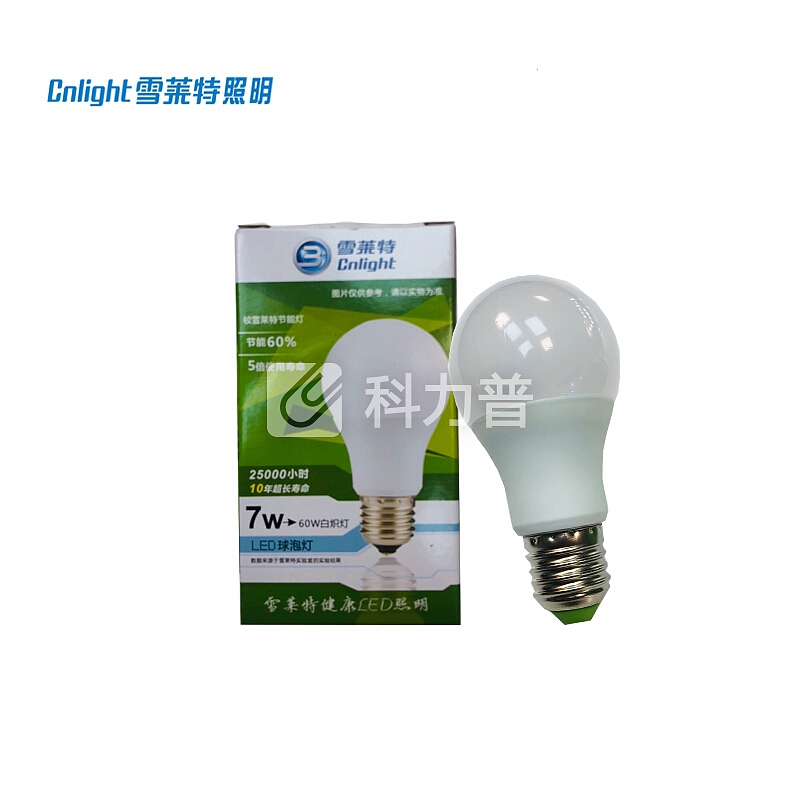 雪莱特 雪莱特（Cnlight）BPZ810-765.E27 小恒星球泡9W LED超亮球泡 6500K E27