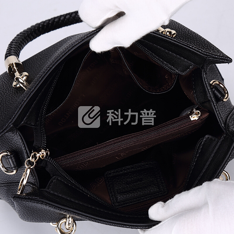 老人头 老人头（LAORENTOU）包包女包牛皮时尚大容量单肩包女港风ck包手提包斜挎包女JD909286J0ZY86L1A黑色