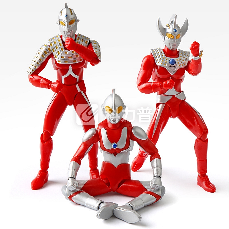 咸蛋超人 ULTRAMAN 咸蛋超人 （ULTRAMAN）奥特曼玩具 超人动漫卡通男孩玩具套装 16处关节可动玩具