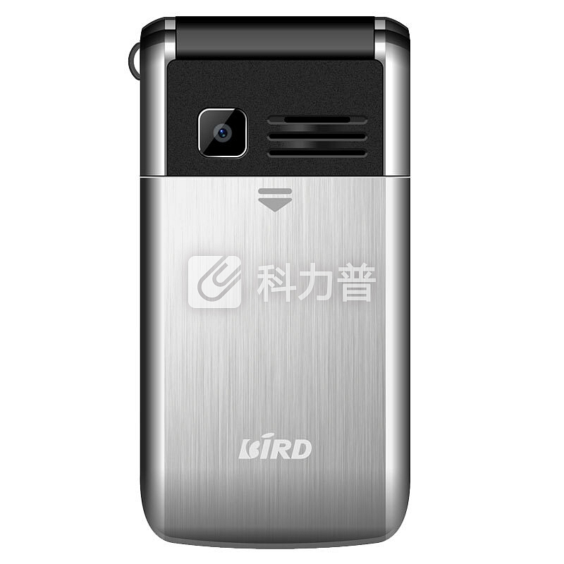 波导(BiRD)A530移动/联通2G翻盖老人手机双卡双待 星光银