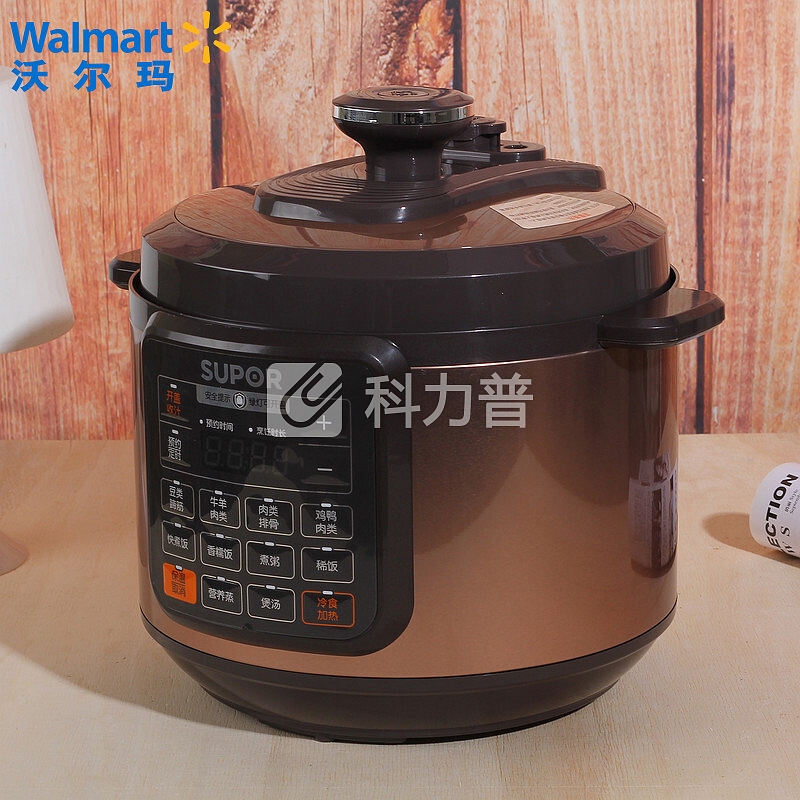 苏泊尔 Supor 【沃尔玛】苏泊尔 全智能电压力锅 CYSB50YC910K-100 5L 1000W