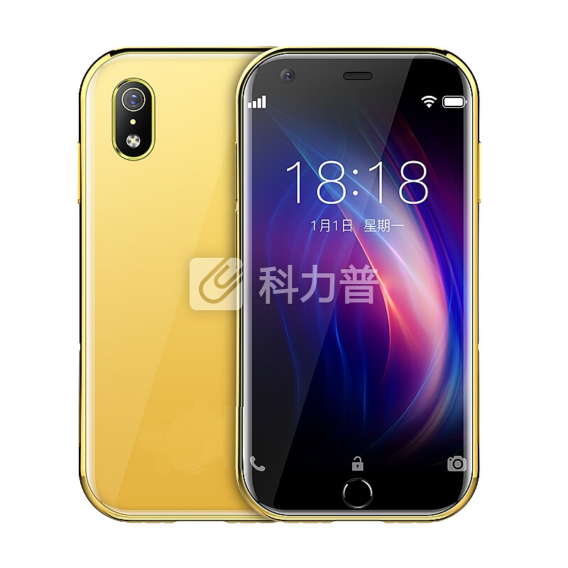索野(SOYES)7S+ 迷你智能 学生儿童卡片超小手机 WIFI 移动联通 双卡双待安卓手机 蓝色 1G+ 8G