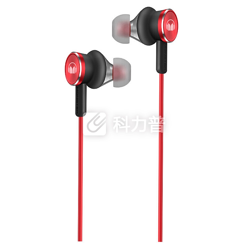 华为荣耀魔声耳机2 AM17重低音高保真立体声有线入耳式耳机 适用mate10/p10/mate9等 红色