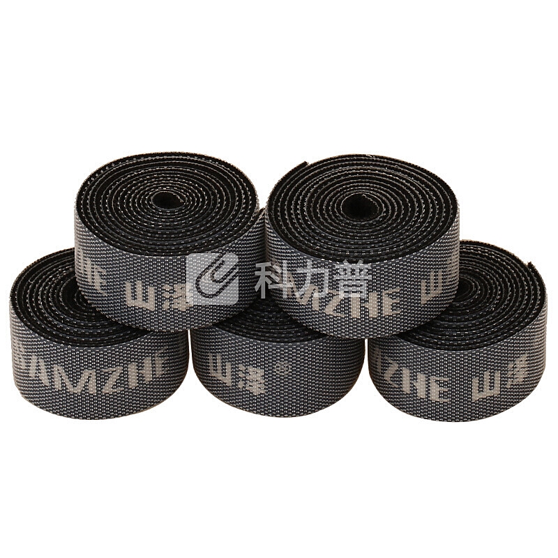 山泽(SAMZHE)电脑理线带 自由裁剪魔术贴 线缆收纳固定整理绕线器 尼龙粘扣扎线带5米 MST-50