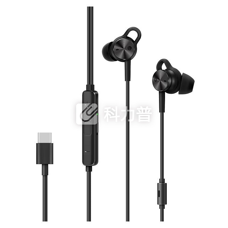 华为（HUAWEI）主动降噪耳机3 Type-C接口 黑色 CM-Q3 适用于华为Mate20 Pro/Mate20/P20系列等 CM-Q3