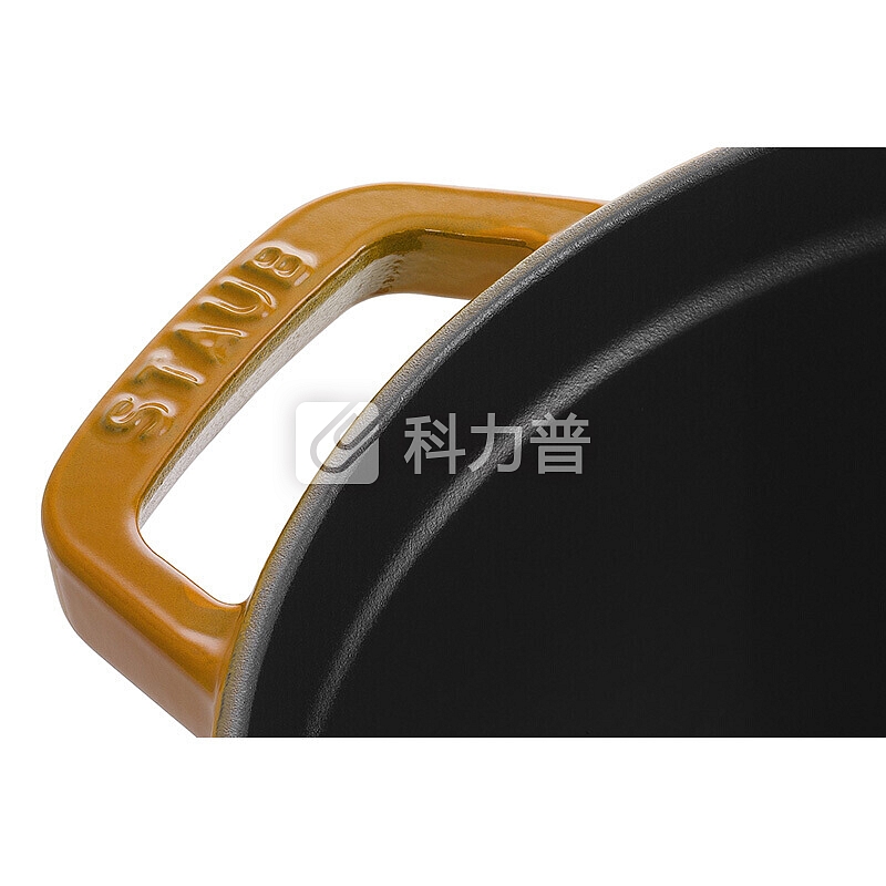 Staub 珐琅铸铁锅 搪瓷汤锅铸铁炖锅 26cm 芥末黄 法国进口
