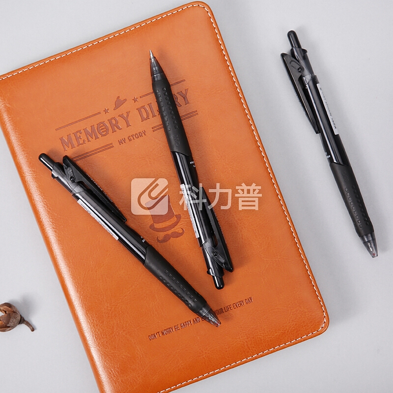 晨光 M＆G 晨光(M&G)文具黑豹系列P01黑色0.5mm中性笔按动子弹头签字笔水笔 12支/盒AGP88902 P01按动子弹头0.5