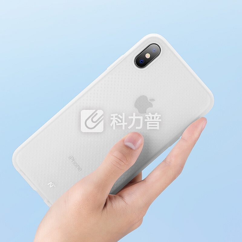 网易严选 网易智造 苹果X云感手机保护壳(轻薄款)苹果X手机套iPhoneX保护套 液态硅胶 防摔轻薄 透明白