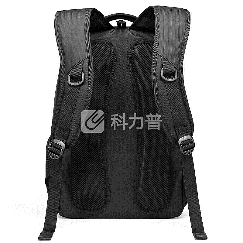 七匹狼电脑包男士背包双肩包15.6英寸笔记本防泼水牛津布旅行包大容量升级版 黑色B0301872-201