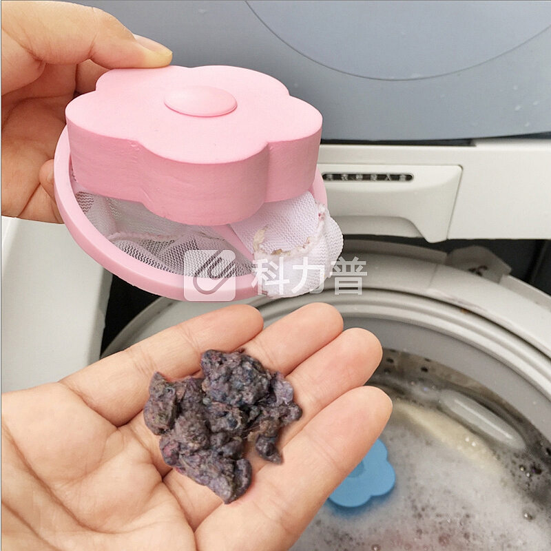 柯锐迩 洗衣机过滤网袋 漂浮洗衣球清洁除毛器护洗袋吸毛球过滤网2个装
