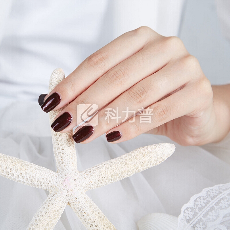 蔻狄丽(KouDili)显白复古健康指彩可剥指甲油可撕 持久快干韩国进口美甲护甲油金属酒红色 KZ04 16ML