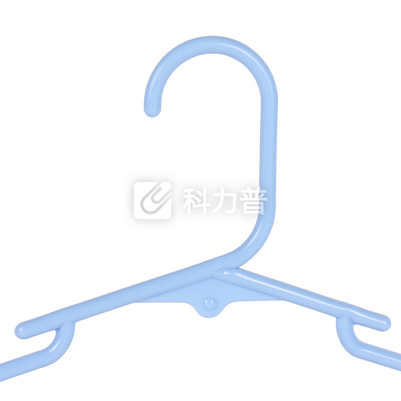 佰客喜 衣架儿童衣架塑料加厚婴儿衣挂小号衣架子晾衣架衣服架 蓝色 8支装 57319