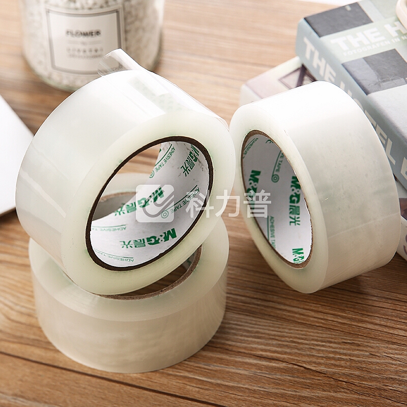 晨光 M＆G 晨光(M&G)45mm*100m(50um)透明封箱打包胶带 6卷/筒AJDN7605 6卷 45mm*100m