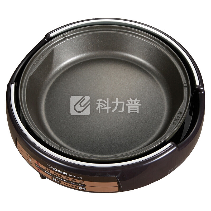 象印 ZOJIRUSHI 象印（ZO JIRUSHI）不锈钢多功能电火锅烧烤火锅两用电锅料理锅 EP-PEH20C-TA
