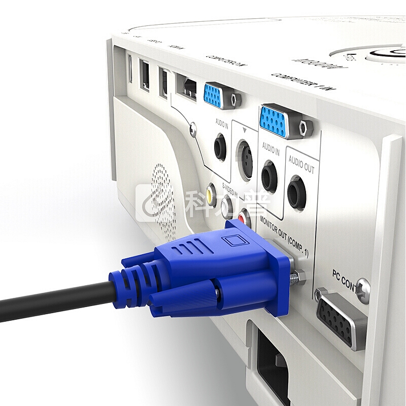 【2件套】毕亚兹 HDMI转VGA线转换器带音频口+高清VGA线 1.5米 笔记本/小米盒子机顶盒连接投影仪 ZH10PC+XL2
