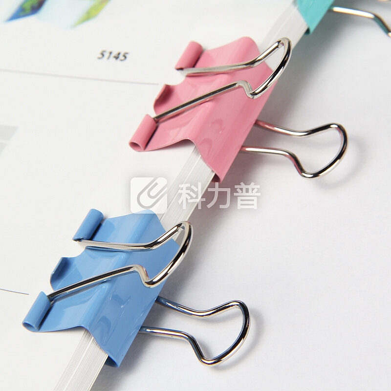 三木(SUNWOOD) 2033 32mm彩色长尾夹/长尾票夹 24只/筒 新老包装随机