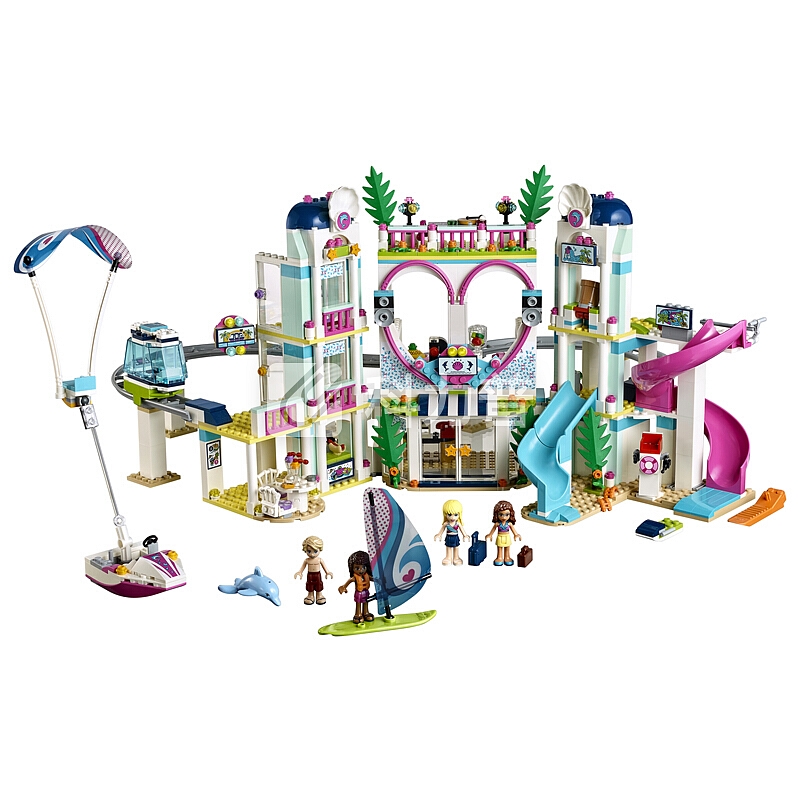 乐高(LEGO)积木 好朋友Friends心湖城度假区7-12岁 41347 儿童玩具 女孩生日礼物