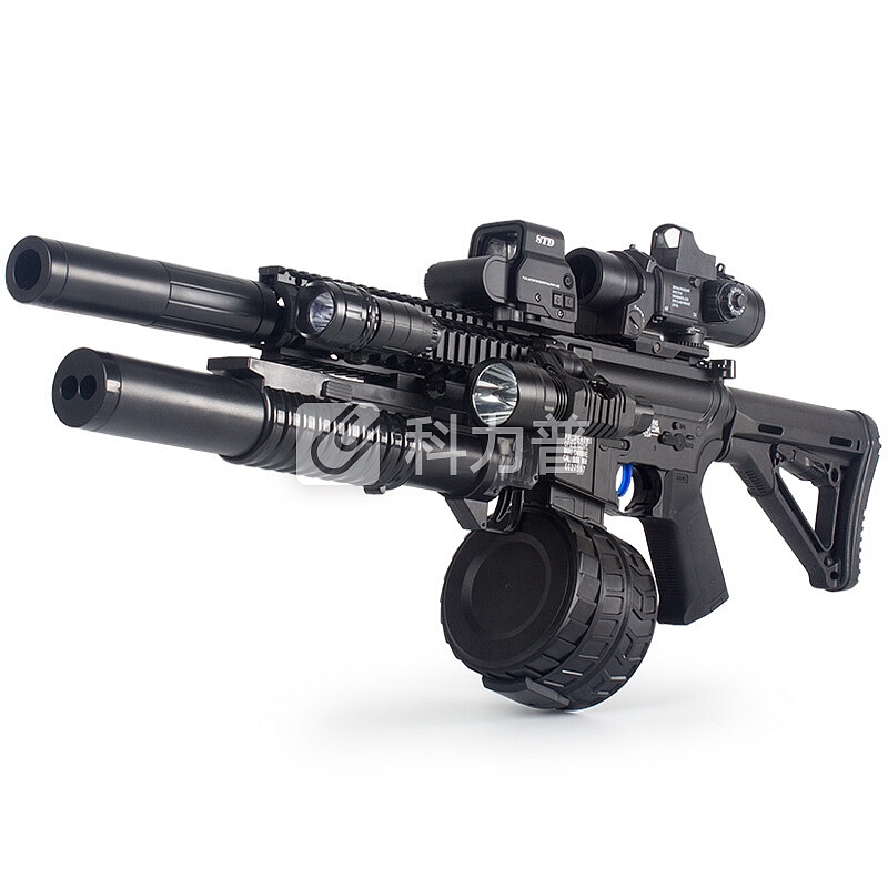 【京东优选】 吃鸡同款尼龙兵锋MK18连发水水蛋电动玩具抢冲锋抢真CS模型 兵锋尼龙版-高J配置 【送礼包】共2弹夹2电池