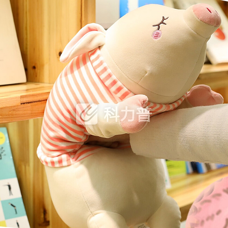 威尔通WELTSTON 毛绒玩具软体猪抱枕玩偶公仔大靠垫布娃娃公仔 送女生女友儿童生日礼物节日好礼 条纹猪80cm