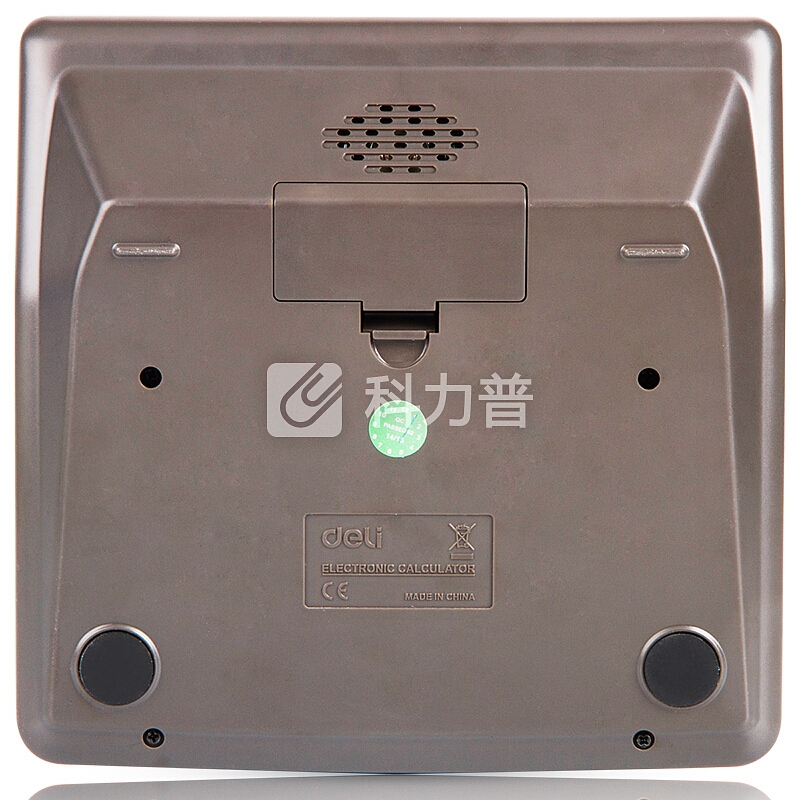 得力(deli)电脑按键语音计算器 12位大屏显示语音计算机 财务及银行人员适用 白色1552