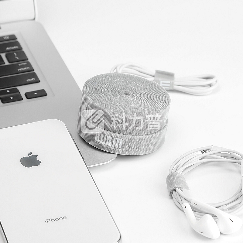 BUBM 数据线整理电脑收纳扣电线固定绑捆集绕线器束线扎带魔术贴理线带理线器 6*1000mm六色套装