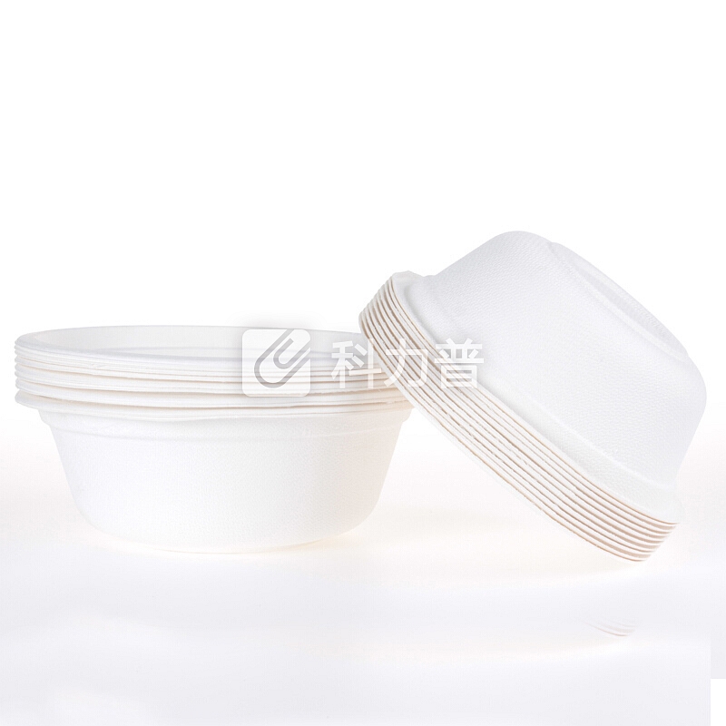 宜洁 纸碗户外烧烤野餐用品一次性纸碗 350m60只量贩装JD-7056