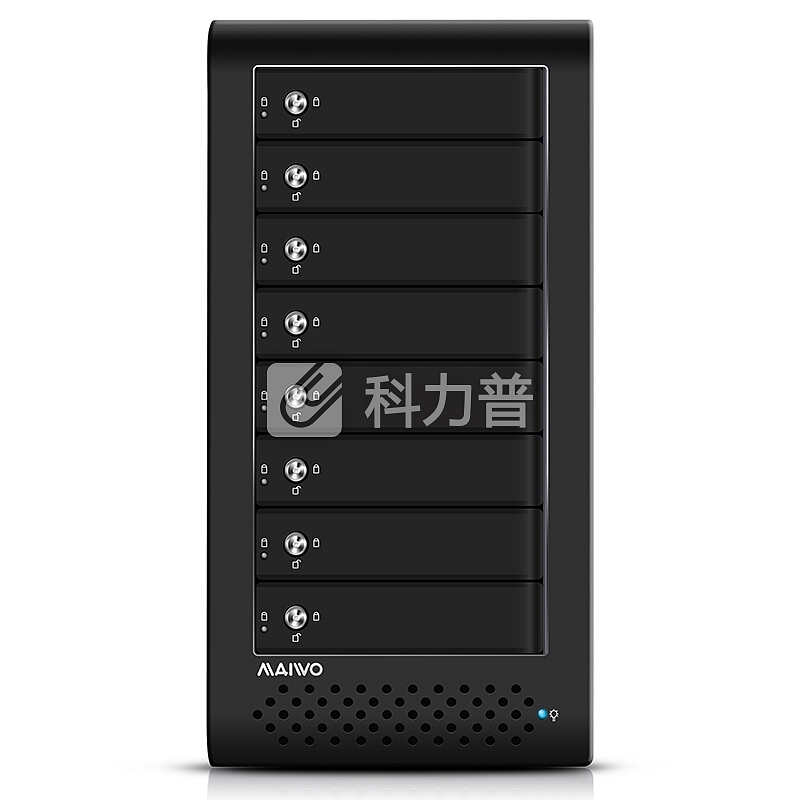 麦沃(MAIWO)K8FL Thunderbolt全铝 八层磁盘阵列 支持2.5/3.5英寸硬盘 雷电接口