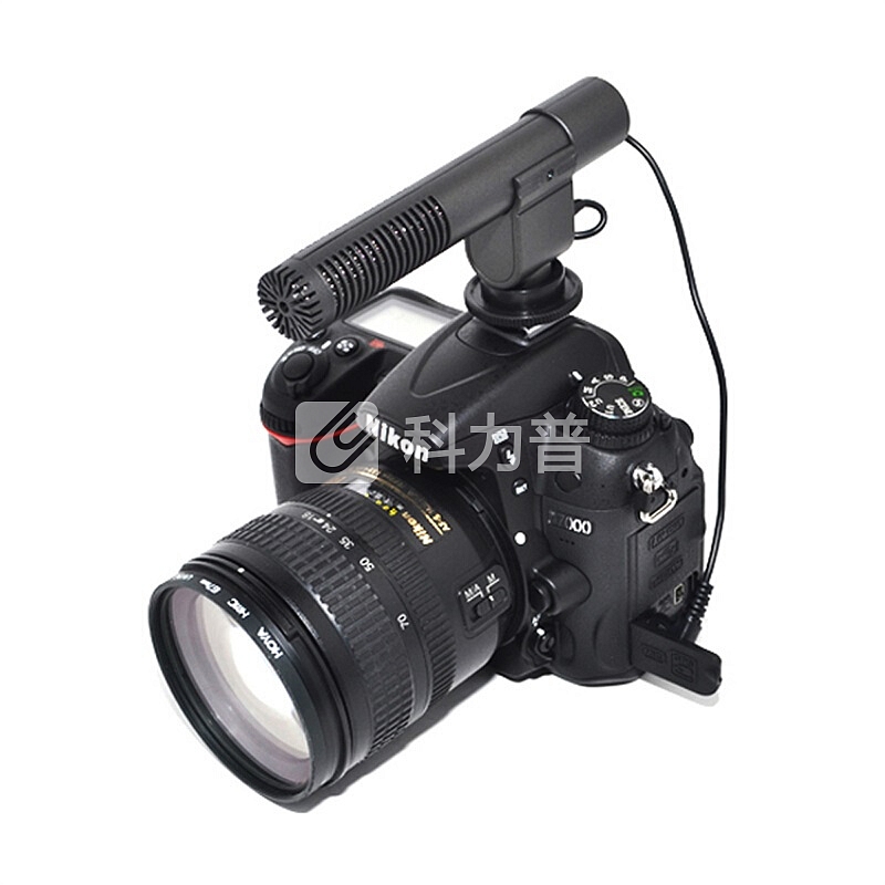 JJC JJC MIC-1 立体声麦克风 话筒 (适用 佳能 尼康 D7200 D750 D810 D5500 V3 D4S D3300 D5300 D610)