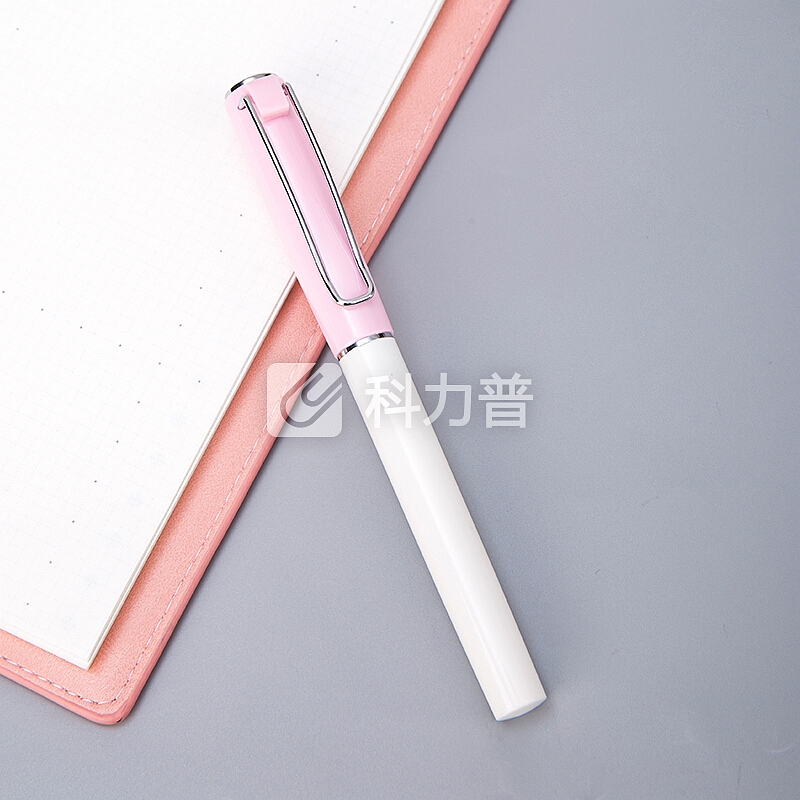 得力(deli)淡彩时尚系列0.5mm宝珠笔中性笔签字笔 粉DL-S159