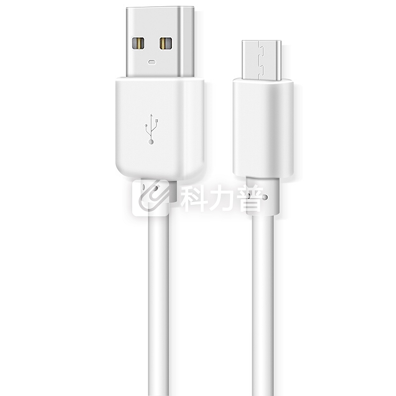 酷波 SC21 Micro USB 安卓接口手机数据线/充电线 2米 白色 适用于三星/小米/华为/魅族等安卓手机