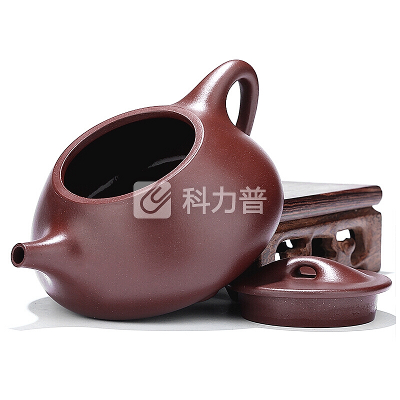 百年利永 百年利永 宜兴紫砂壶全手工名家原矿底槽清景舟小满瓢茶壶200ml