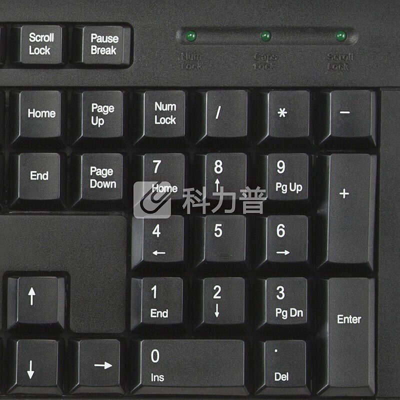 惠普 HP 惠普（HP）K1500有线单键盘 笔记本台式机电脑办公商务键盘 黑色