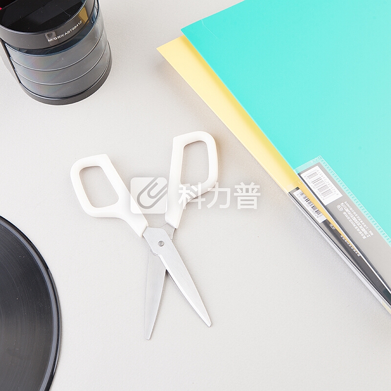 晨光 M＆G 晨光(M&G)优品系列175mm白色3D弧形防粘省力剪刀 单把装ASS91392 优品 175mm
