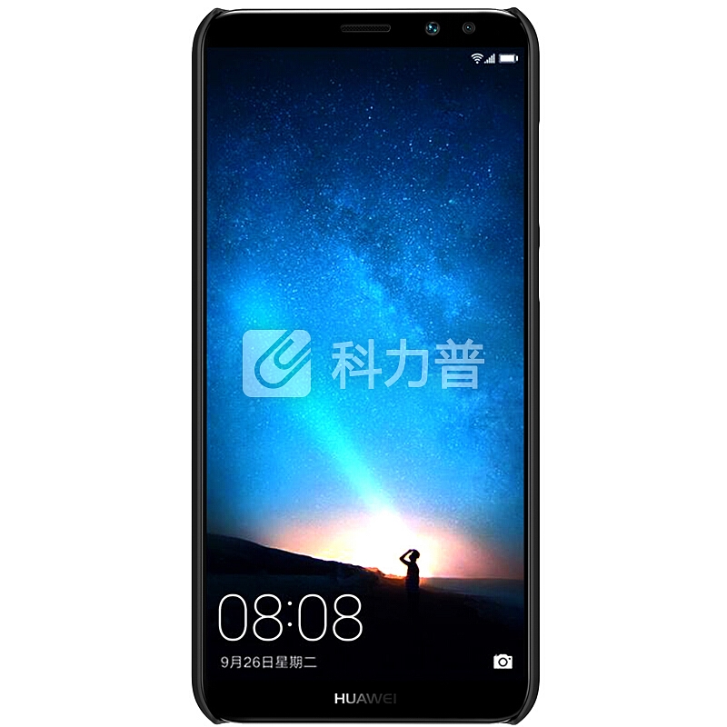 耐尔金(NILLKIN)华为麦芒6手机壳 磨砂手机保护壳/保护套/手机套 黑色