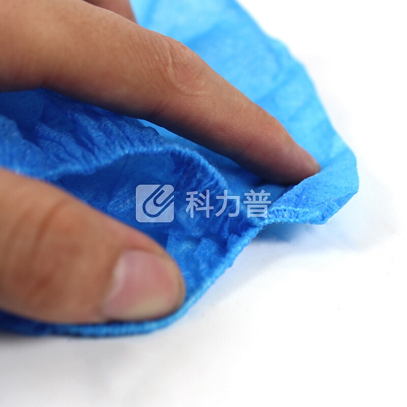 庭好 一次性鞋套家用100只装 室内加厚加大透气无纺布鞋套 通用均码 防尘耐磨防滑脚套 TH7619