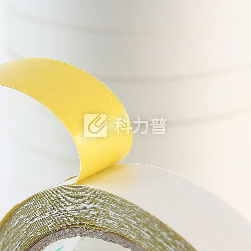 晨好(CH) 双面胶 黄油双面胶 黄油胶 强力 黄色 2.0cm 12个/筒