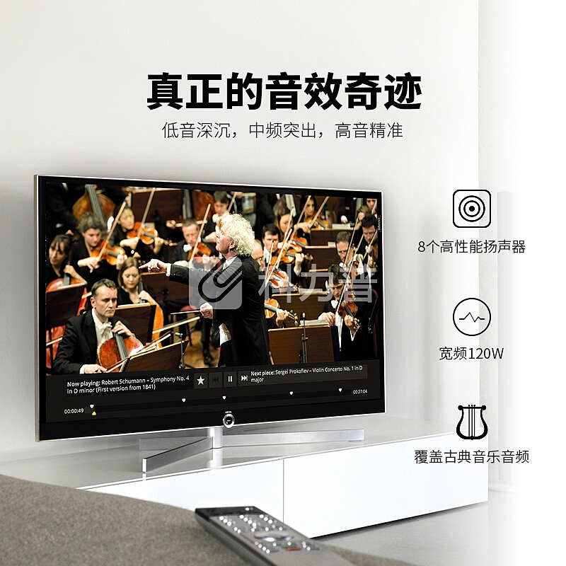勒维 (LOEWE) 电视 85英寸超级大屏 智能平板电视 德国原装进口 高端缔造者Ref 85