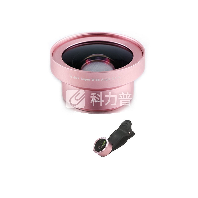 KYOTSU景胜 手机镜头 广角微距鱼眼九合一苹果iphone华为小米通用自拍照相单反外置摄像头玫瑰金