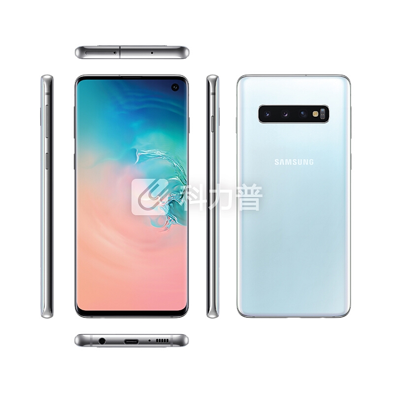 三星 Galaxy S10 8GB+128GB皓玉白(SM-G9730)超感官全视屏骁龙855双卡双待全网通4G游戏手机