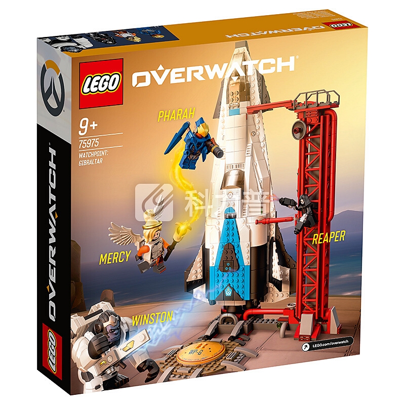 乐高(LEGO)积木 守望先锋Overwatch监测站直布罗陀9岁+ 75975 儿童玩具 男孩女孩生日礼物 1月上新